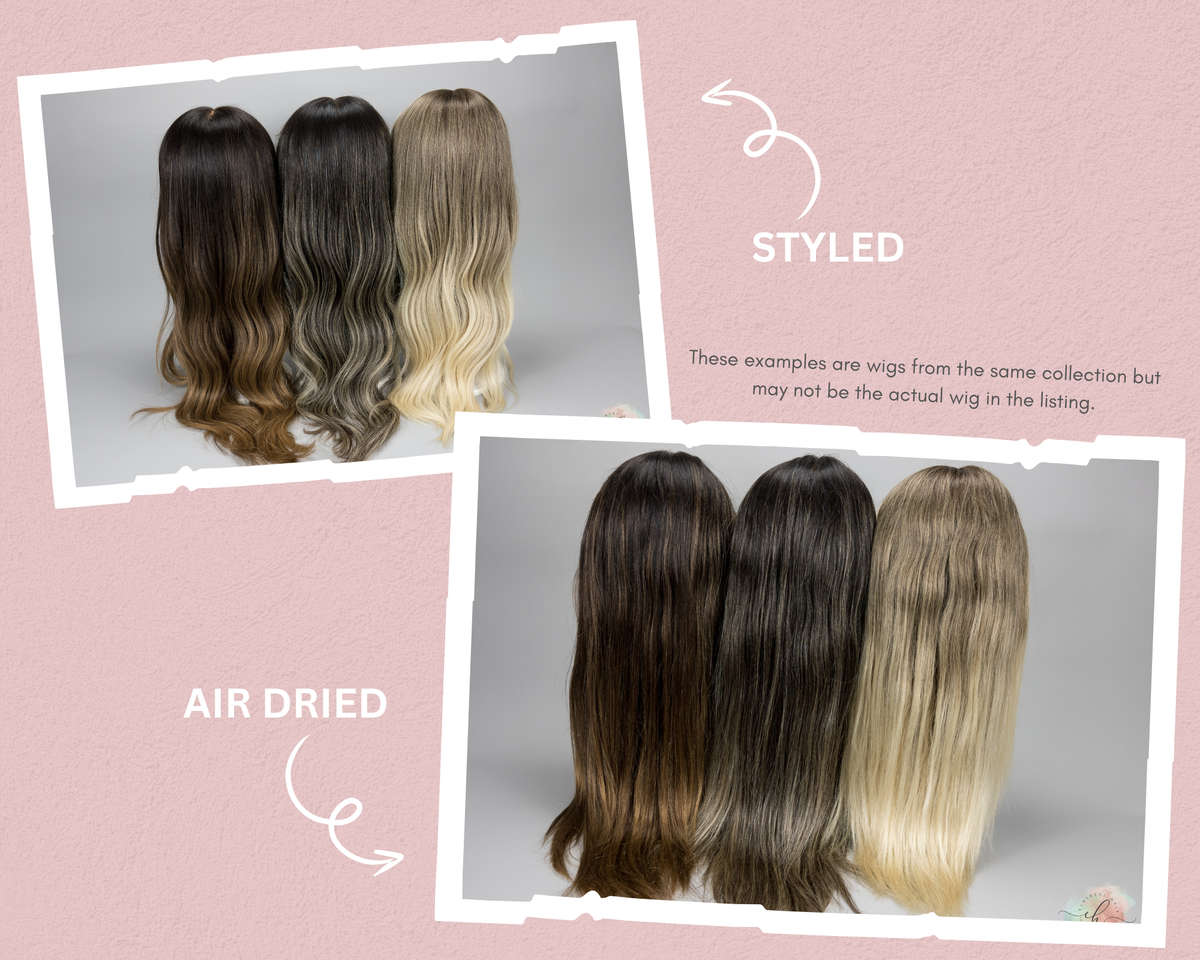 SAMPLE SALE “CHARLESTON" Essentials Wig: Lace Top, Sz. M, 26"