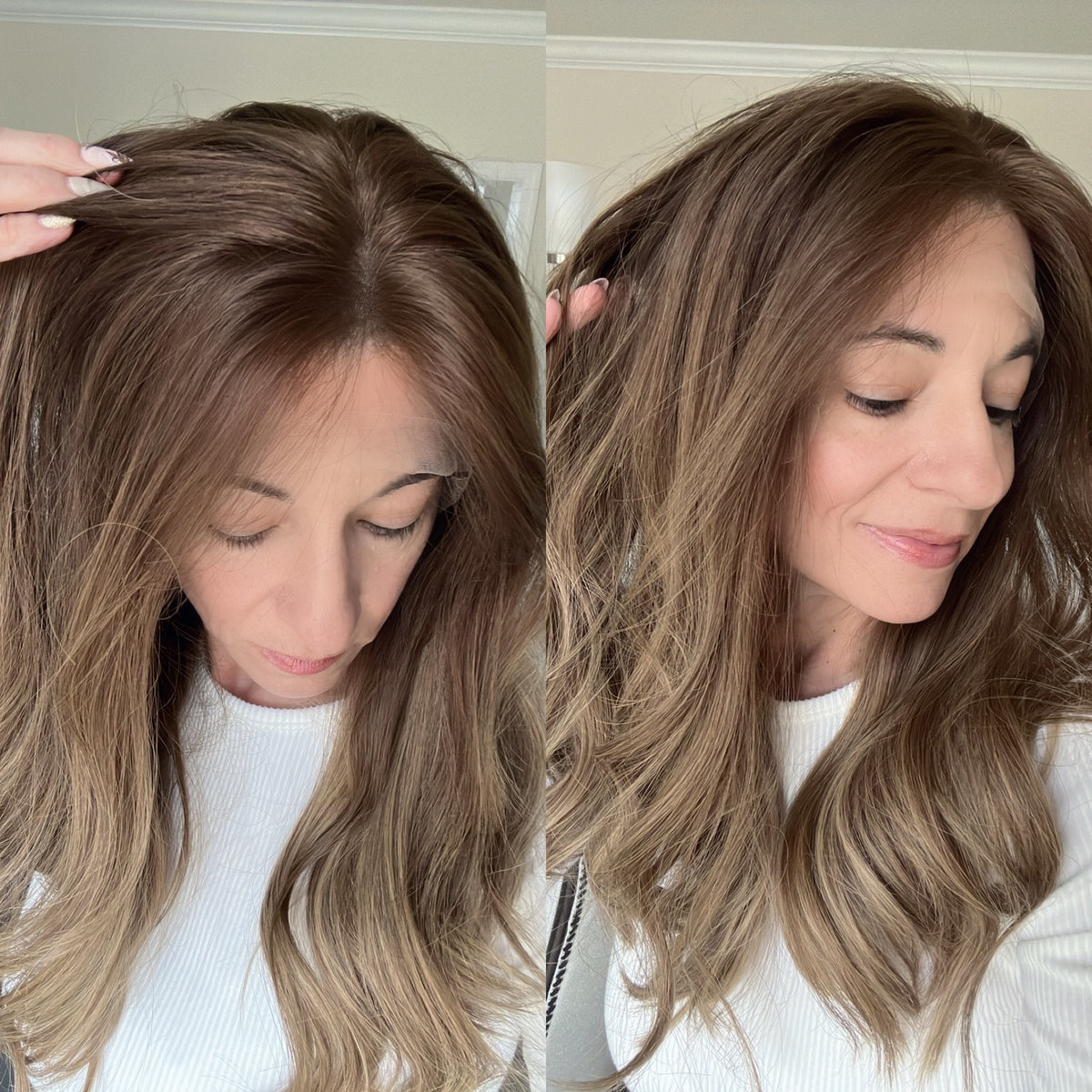 FINAL SALE “PRISCILLA&quot; Premium Wig: Lace Top, Sz. M/L, 19-20&quot;