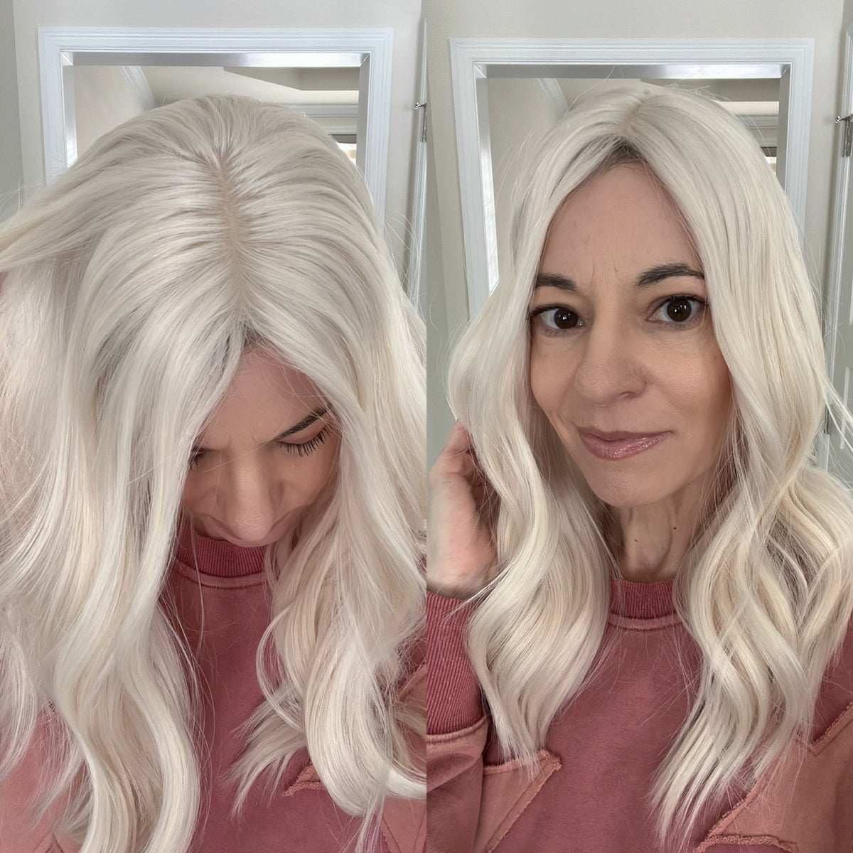 “SNOW&quot; Premium Topper: Silk Top, 8x8, 18&quot;