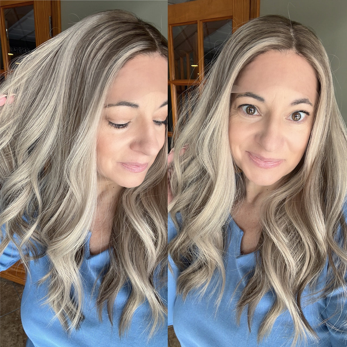 “SPELLBOUND&quot; Exquisite Wig: Lace Top, Sz. M, 21-22&quot;