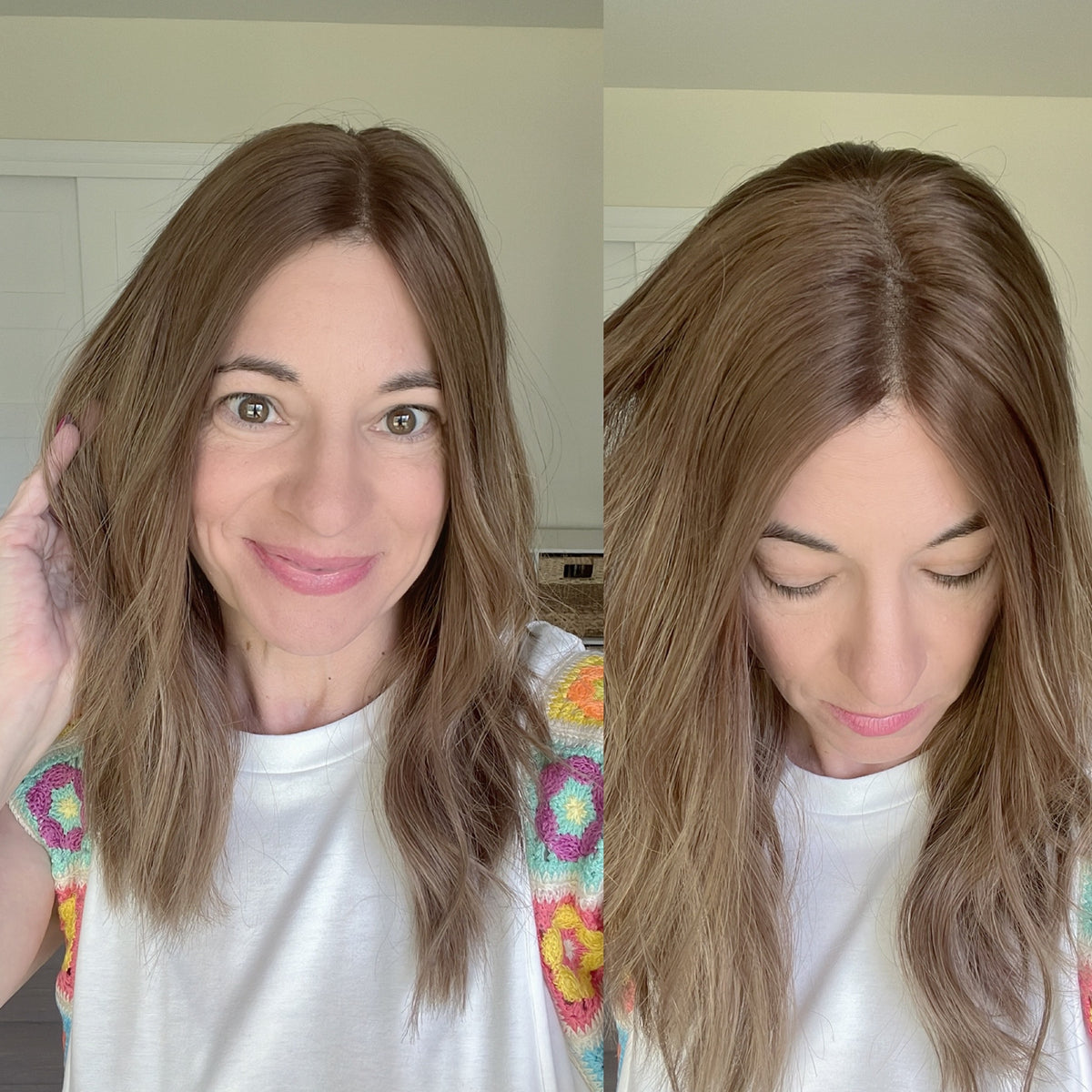 “HARTLEY&quot; Premium Topper: Closed Lace Top, 8x8, 17-18&quot;