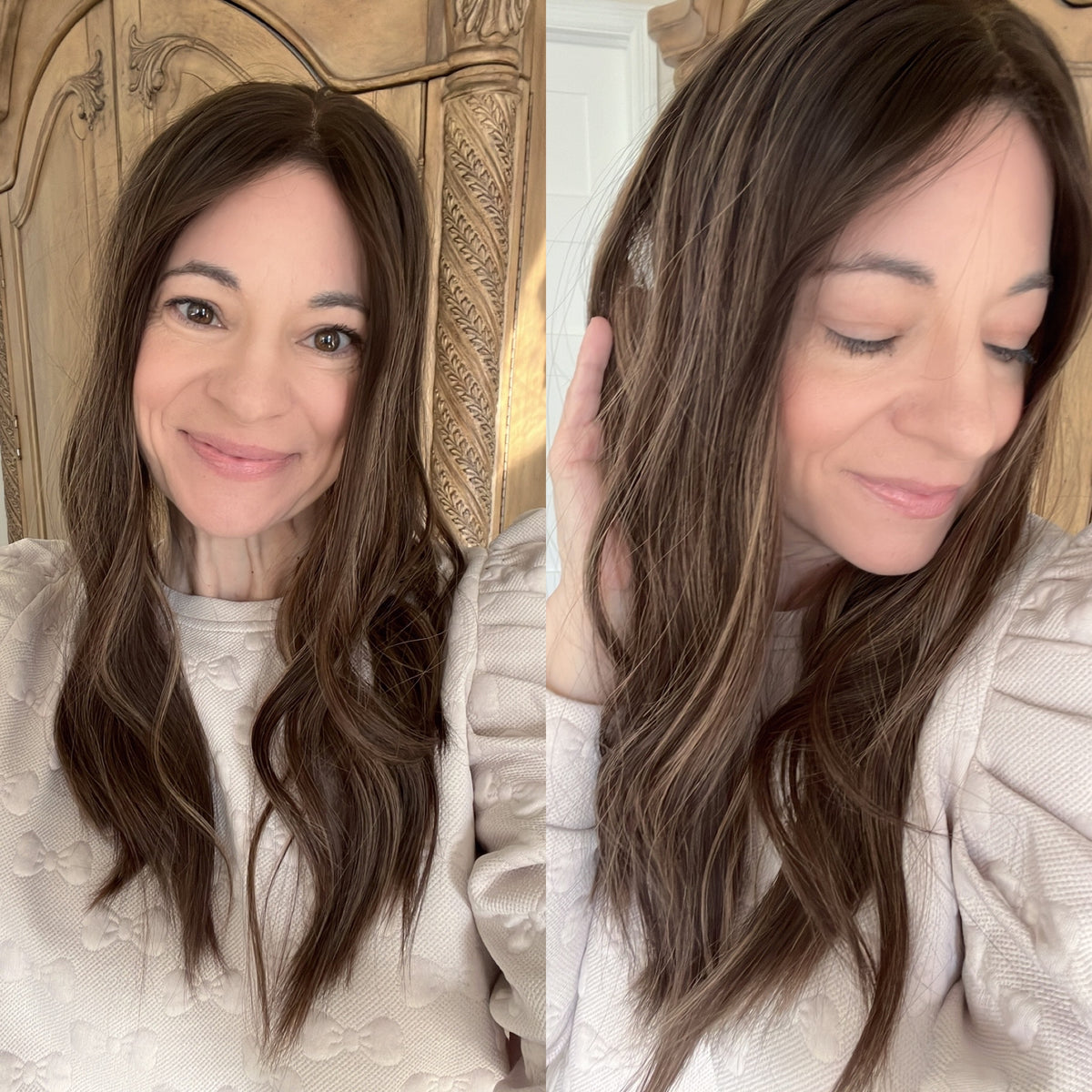 “ANDIE&quot; Premium Topper: Closed Lace Top, 8x8, 20&quot;