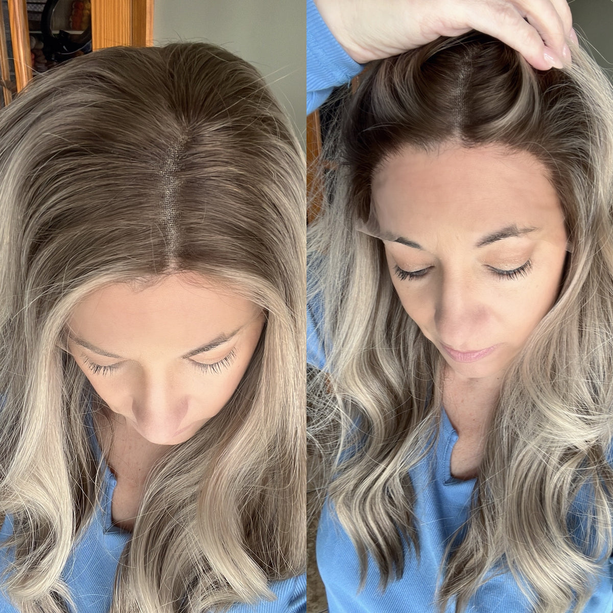 “SPELLBOUND&quot; Exquisite Wig: Lace Top, Sz. M, 21-22&quot;