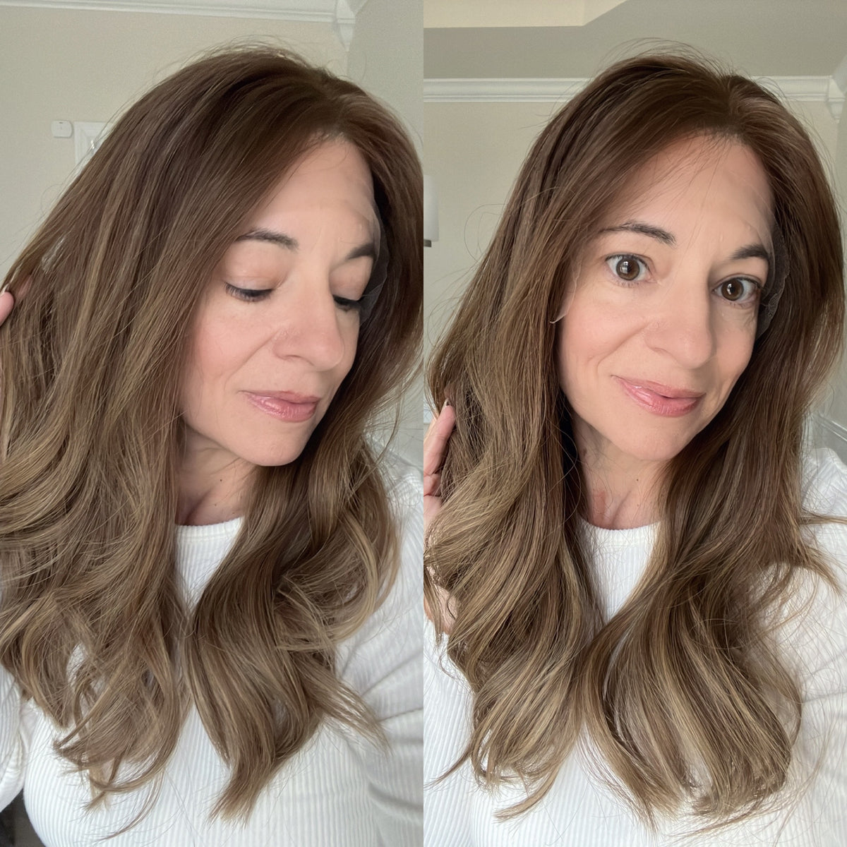 FINAL SALE “PRISCILLA&quot; Premium Wig: Lace Top, Sz. M/L, 19-20&quot;