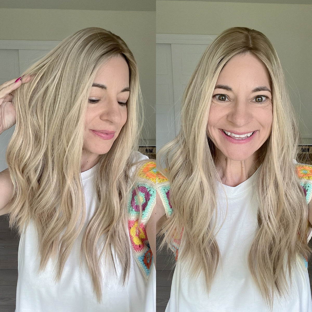 “BIRDIE&quot; Premium Topper: Silk Top, 8x8, 20&quot;