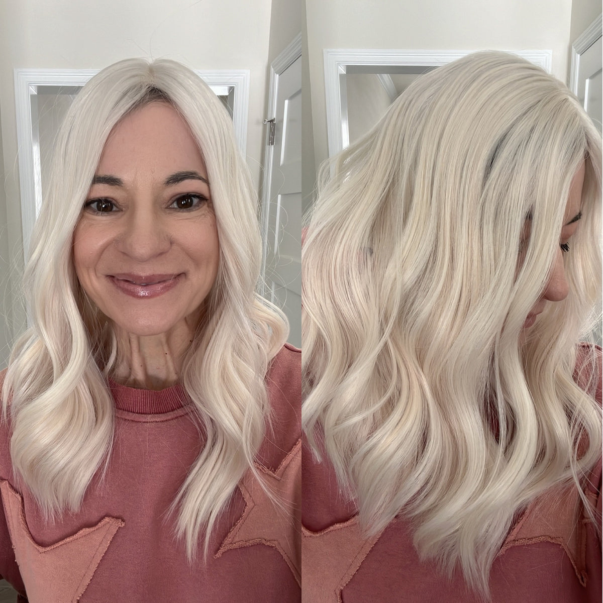 “SNOW&quot; Premium Topper: Silk Top, 8x8, 18&quot;