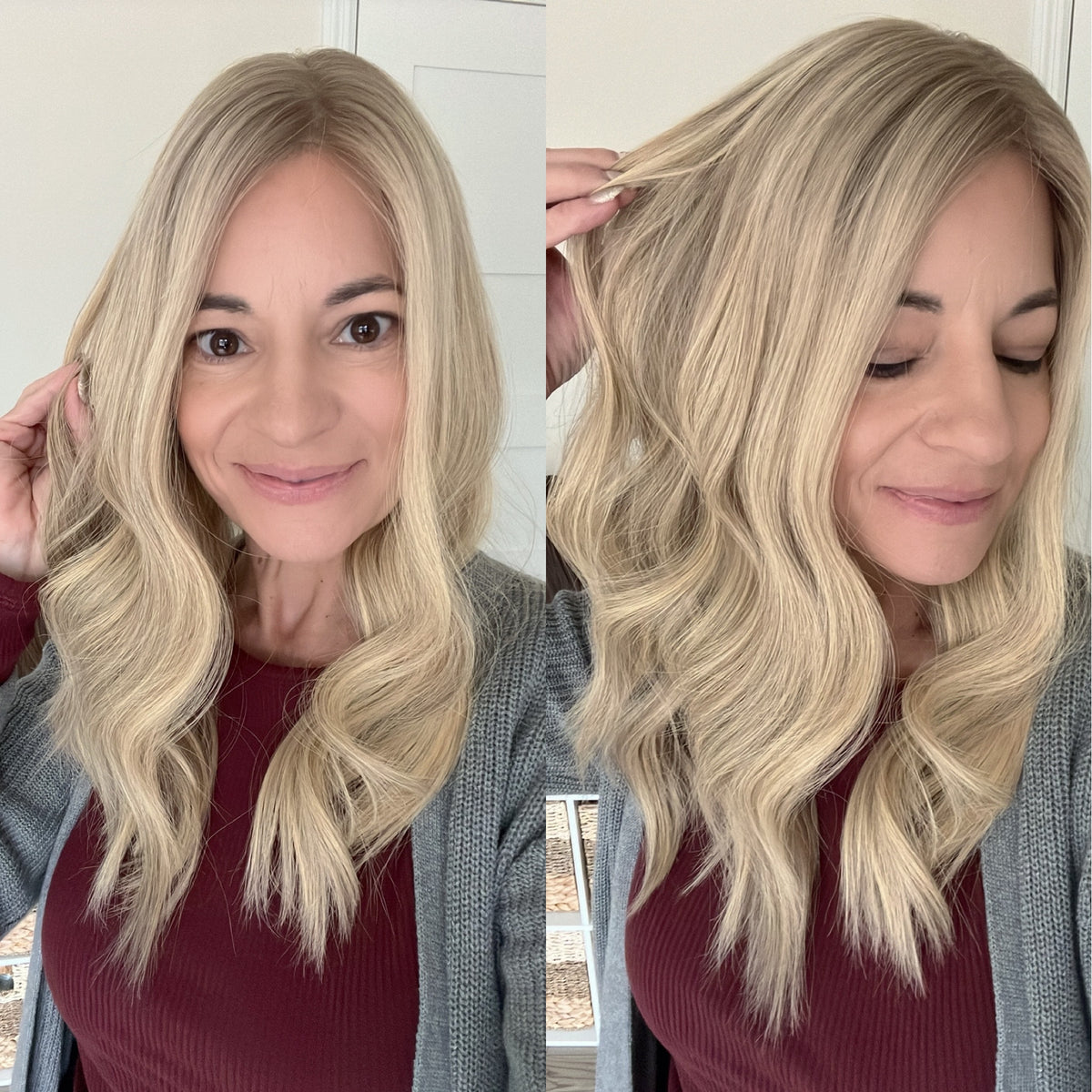 “LOLA&quot; Premium Topper: Closed Lace Top, 8x8, 18-20&quot;