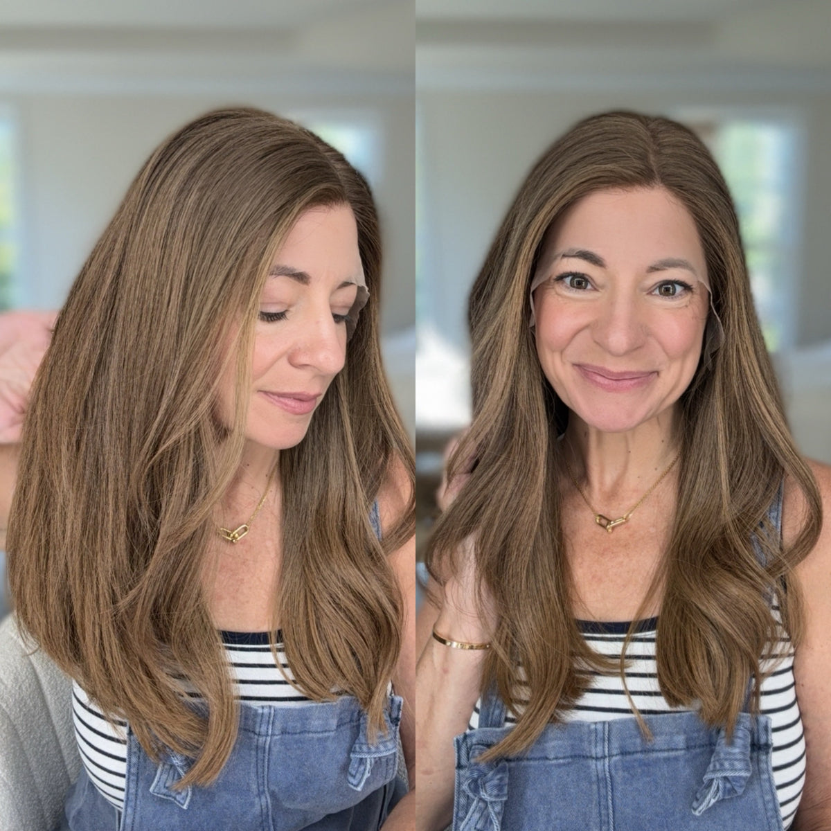 “AUTUMN VIBES&quot; Exquisite Wig: Lace Top, Sz. S/M, 21&quot;