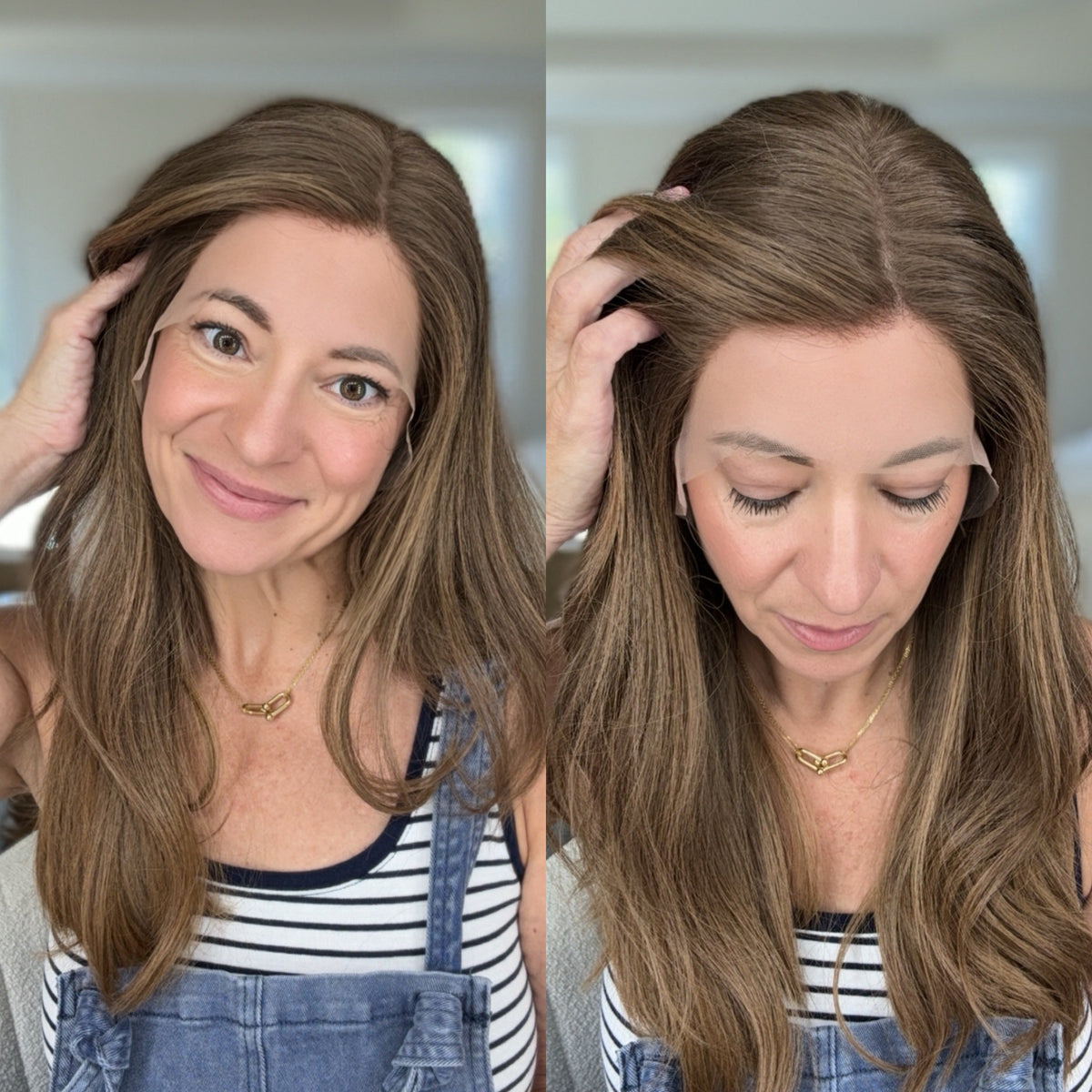 “AUTUMN VIBES&quot; Exquisite Wig: Lace Top, Sz. S/M, 21&quot;