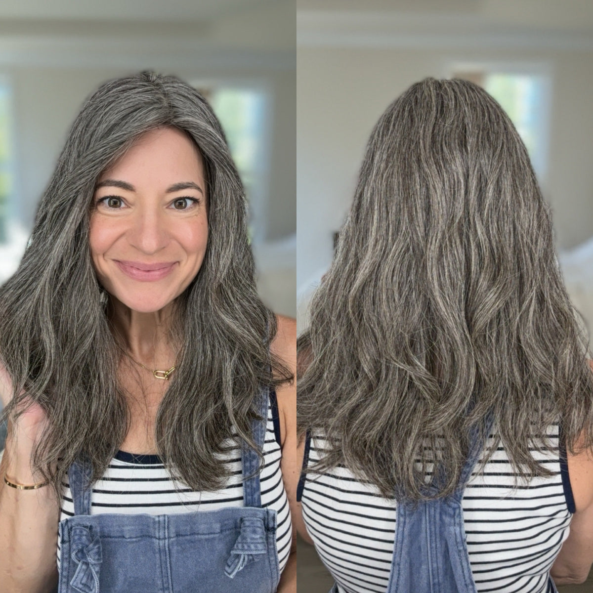 &quot;DAPHNE&quot; Premium Topper: Silk Top, 7x7, 17&quot;, Wavy