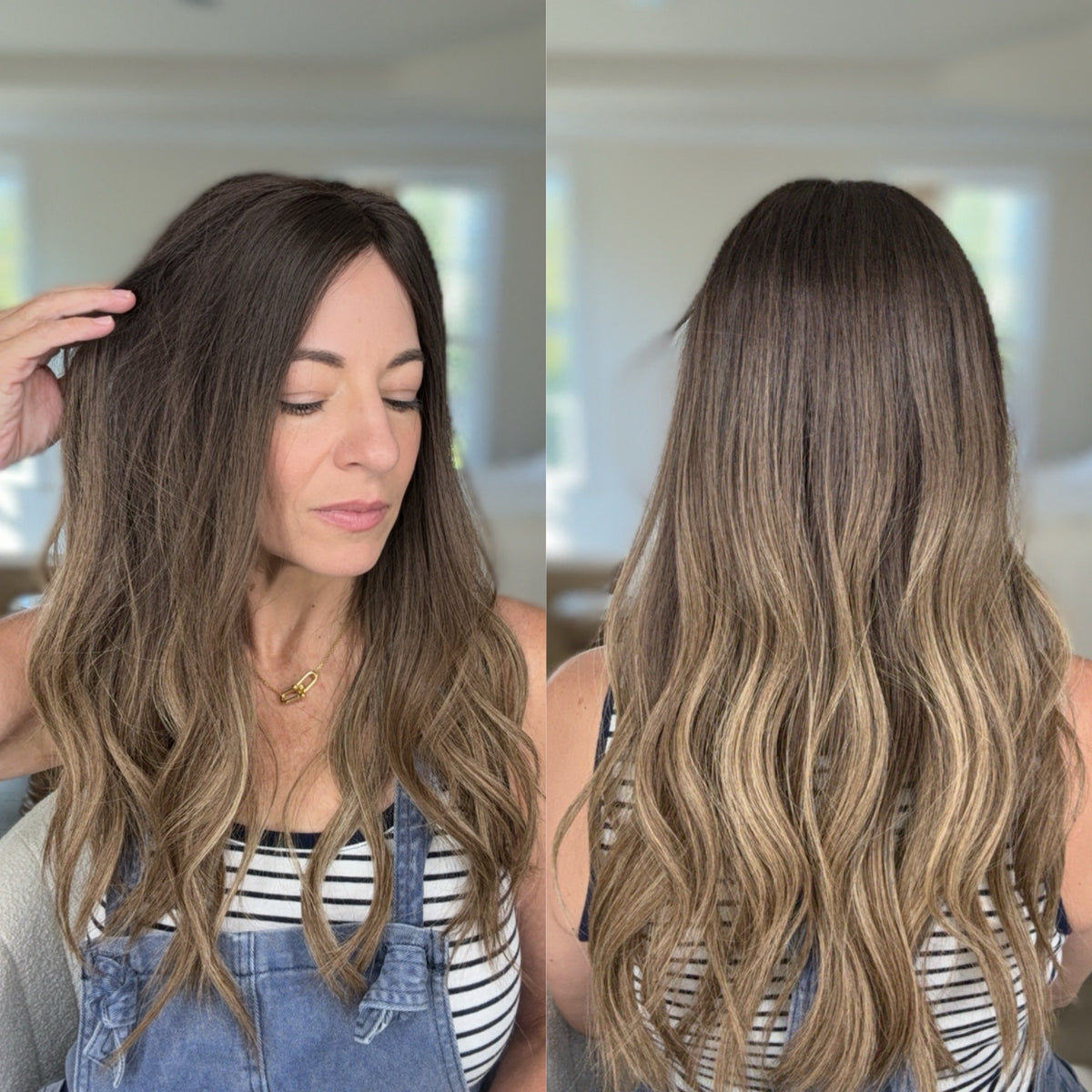 “TIANA&quot; Premium Topper: Closed Lace Top, 8x8, 22&quot;