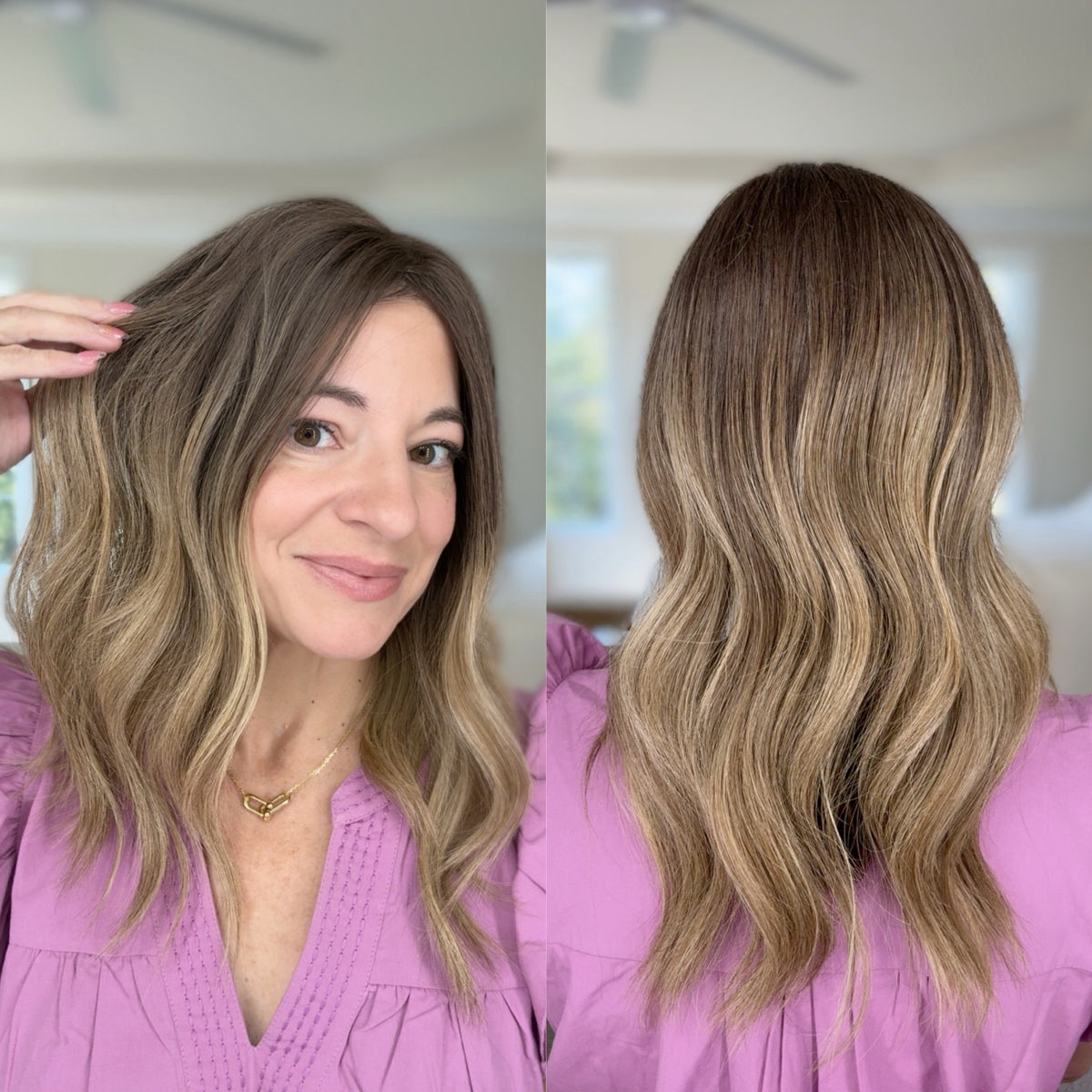 “NADIA&quot; Premium Topper: Closed Lace Top, 8x8, 17-18&quot;