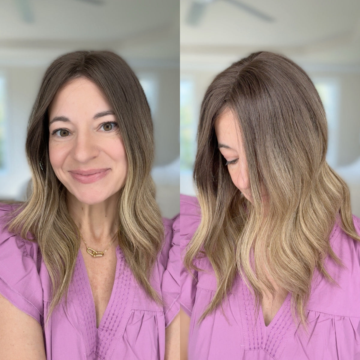 “NADIA&quot; Premium Topper: Closed Lace Top, 8x8, 17-18&quot;