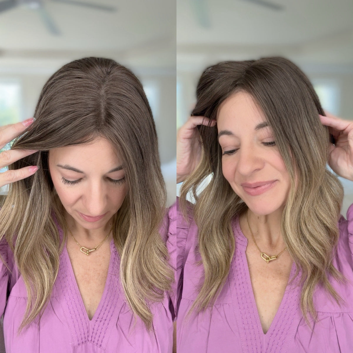 “NADIA&quot; Premium Topper: Closed Lace Top, 8x8, 17-18&quot;