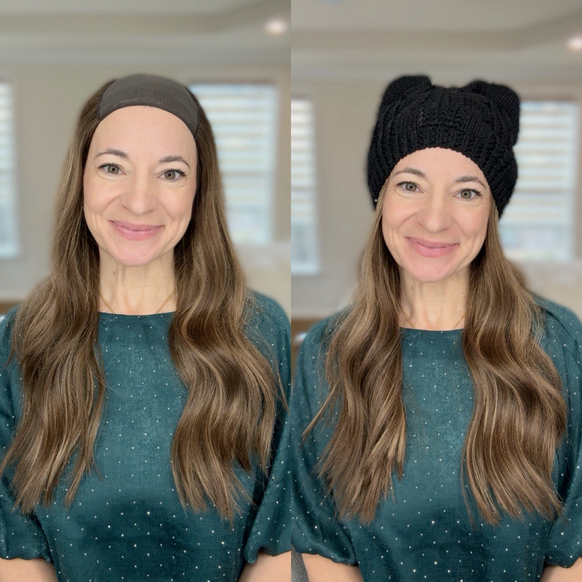 “PRAIRIE" Premium HAT FALL Wig: Sz. M, 23-24"