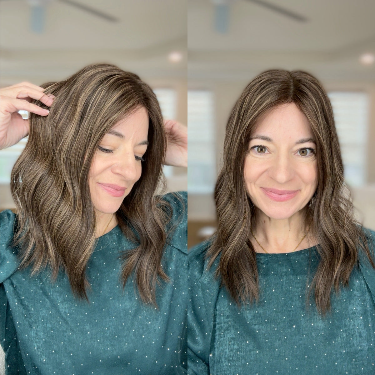 “JOSIE" Premium Topper: Closed Lace Top, 8x8, 17"