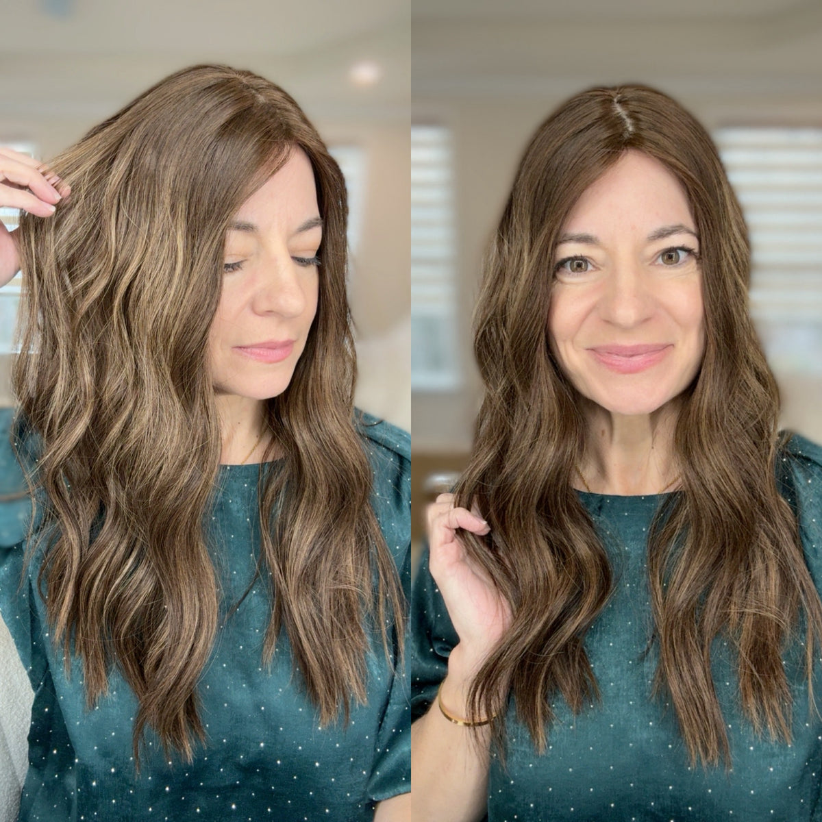 “LUNA BALAYAGE" Premium Topper: Silk Top, 8x8, 20"