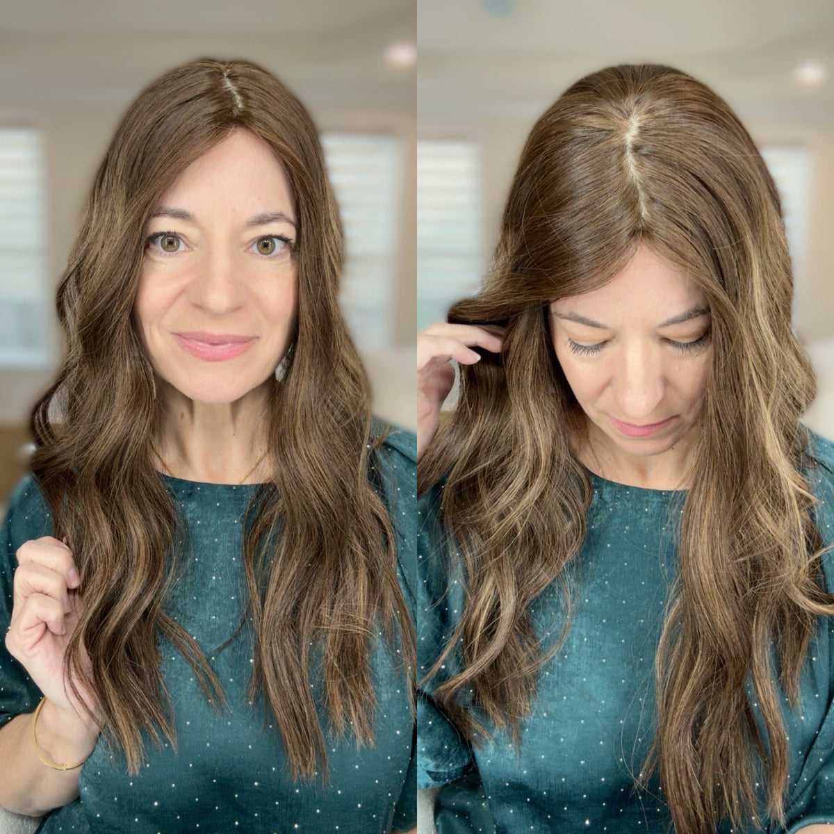 “LUNA BALAYAGE" Premium Topper: Silk Top, 8x8, 20"