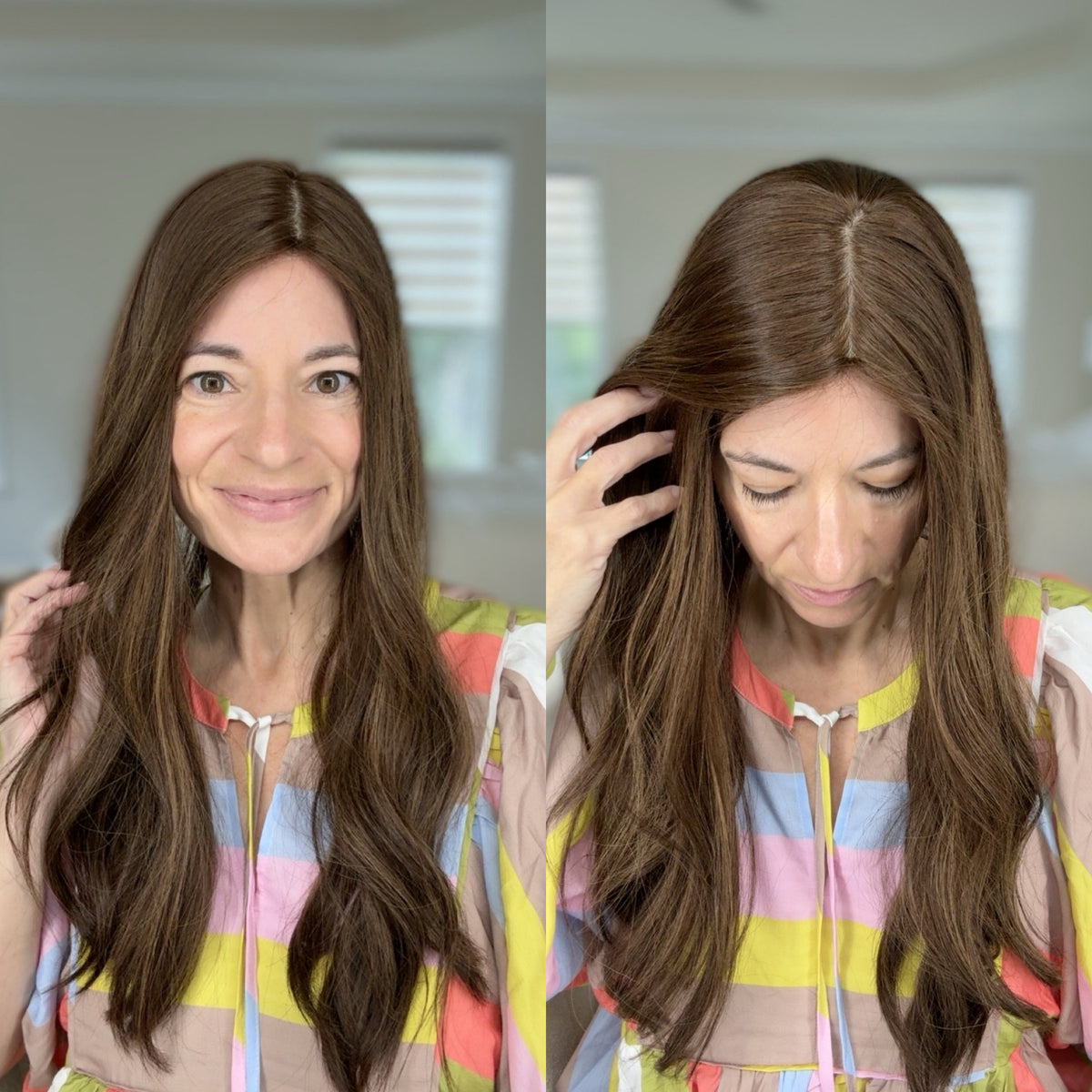 “LUNA BALAYAGE" Premium Topper: Silk Top, 8x8, 21-22"