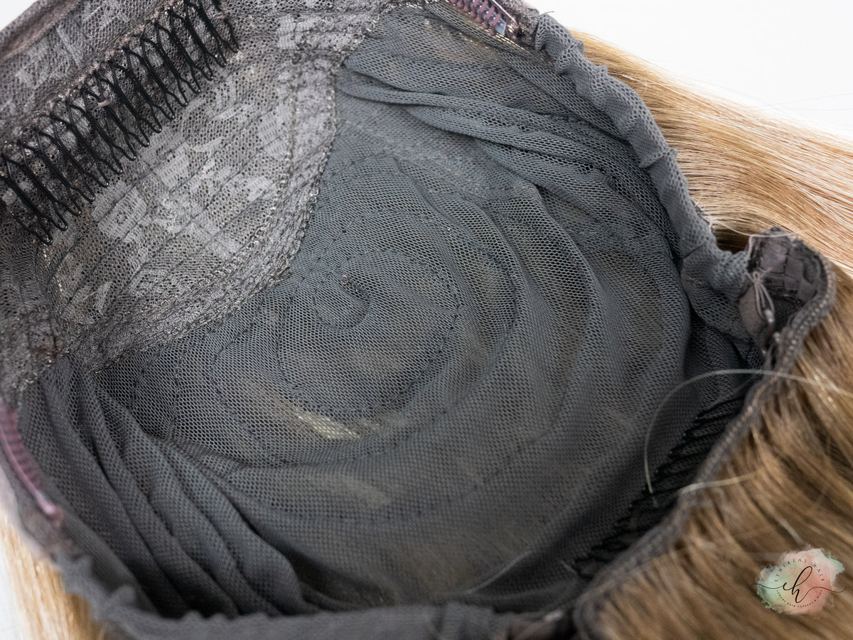 SUMMER SALE “CARA" Premium Pony Wig: Sz. L, 23"