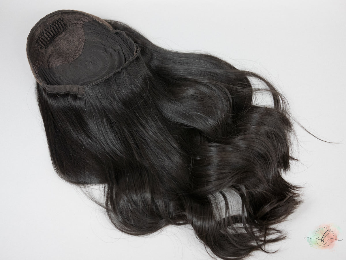 SUMMER SALE “RHIANNON" Premium Pony Wig: Sz. S, 23"