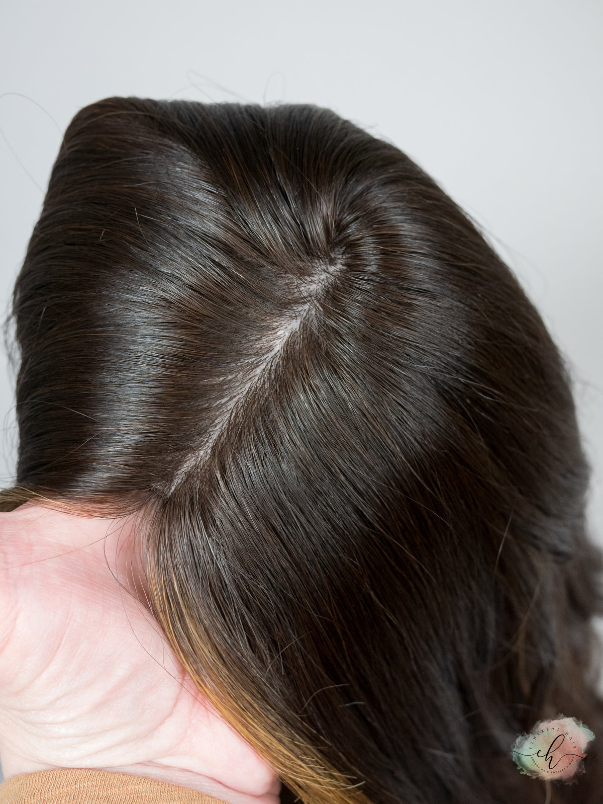 “HAZELNUT CRUNCH" Exquisite Topper: Silk Top, 9x9, 25"