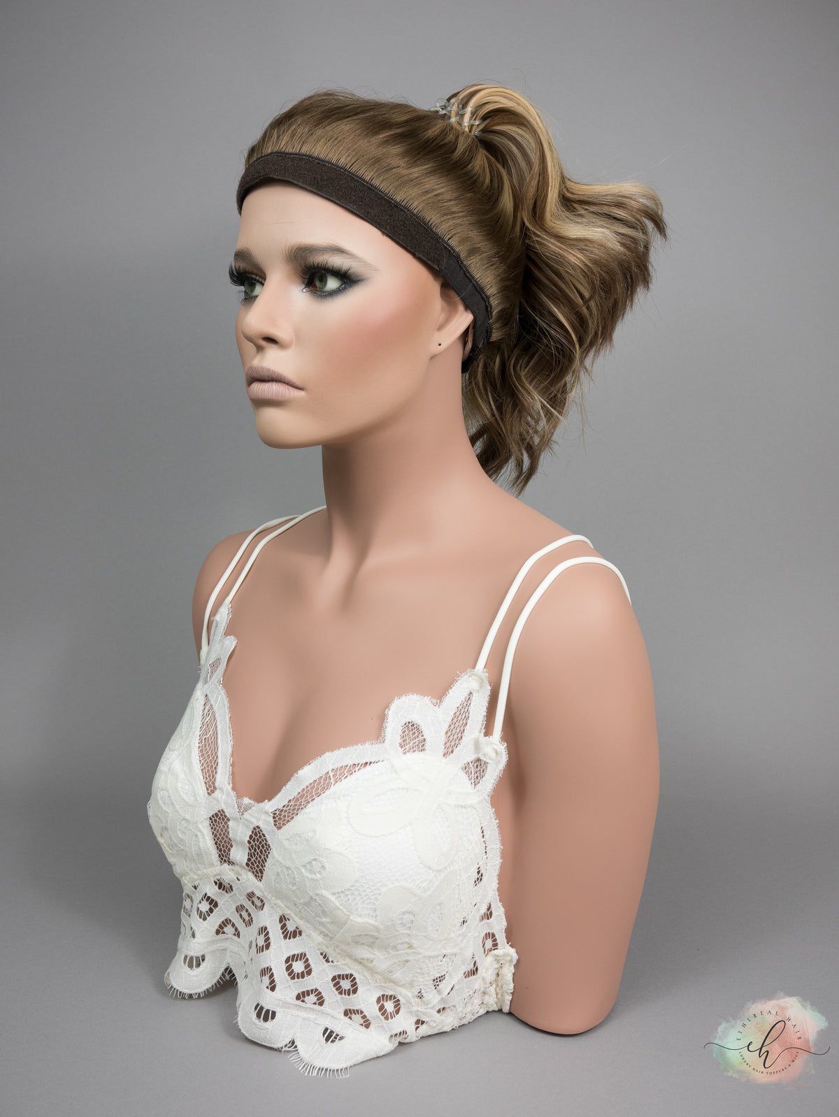 SUMMER SALE “BLAKE" Premium Pony Wig: Sz. M, 23"