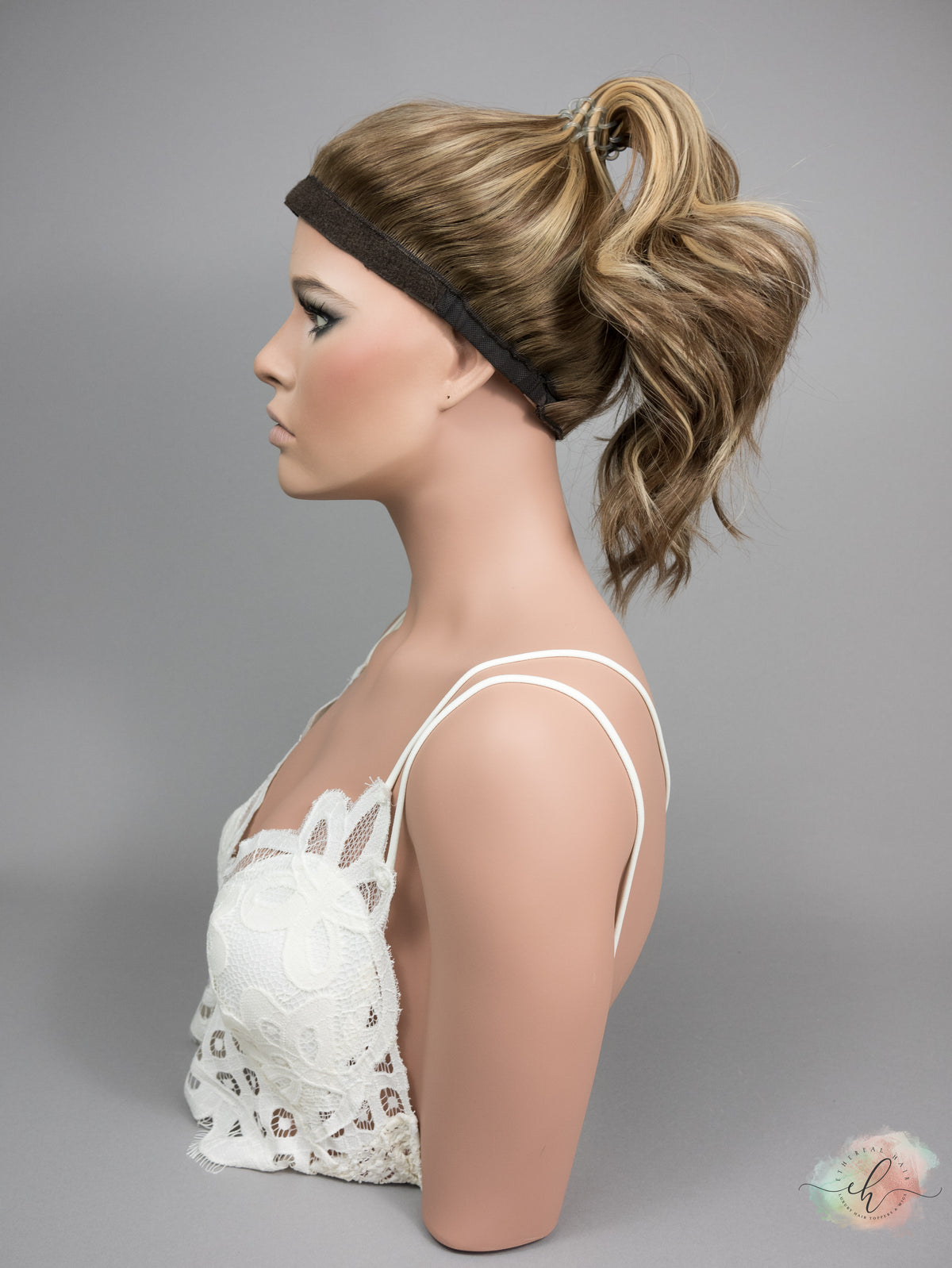 SUMMER SALE “BLAKE" Premium Pony Wig: Sz. M, 23"