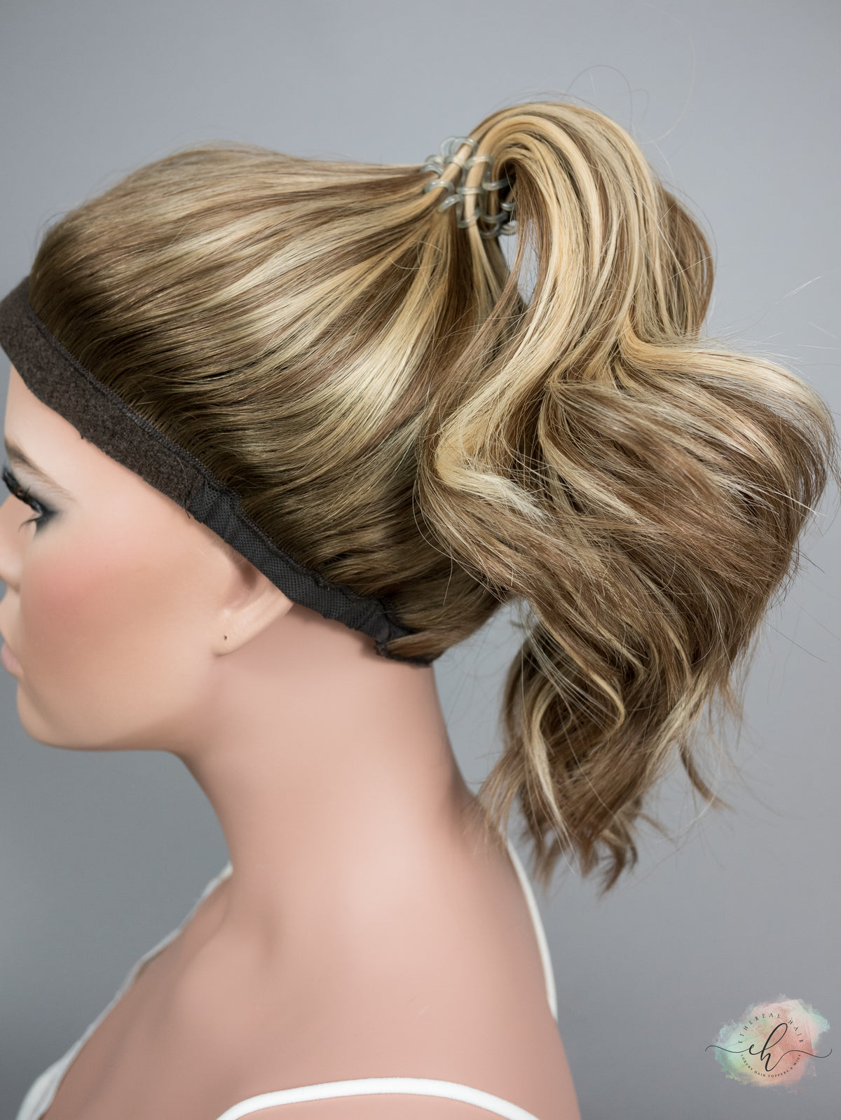 SUMMER SALE “BLAKE" Premium Pony Wig: Sz. M, 23"