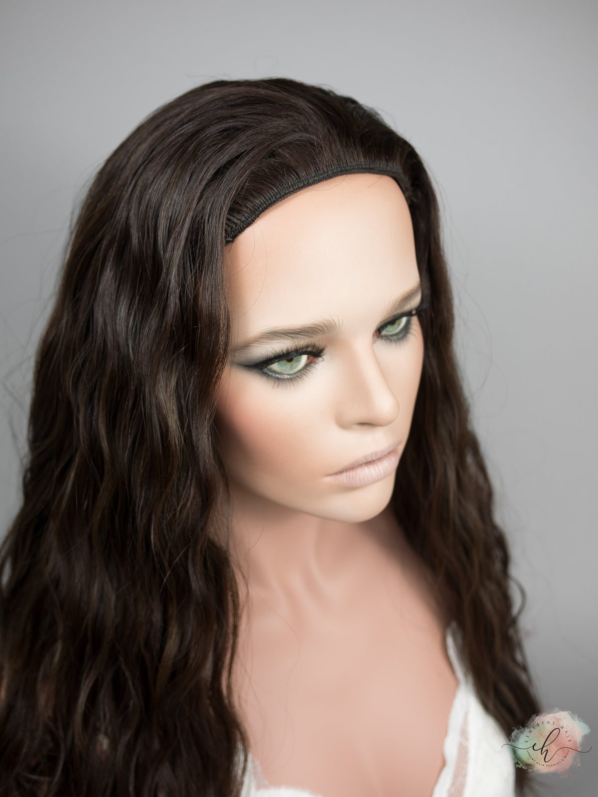 “MILLIE" Premium Band Fall Wig: Sz. M, 22-24", Wavy
