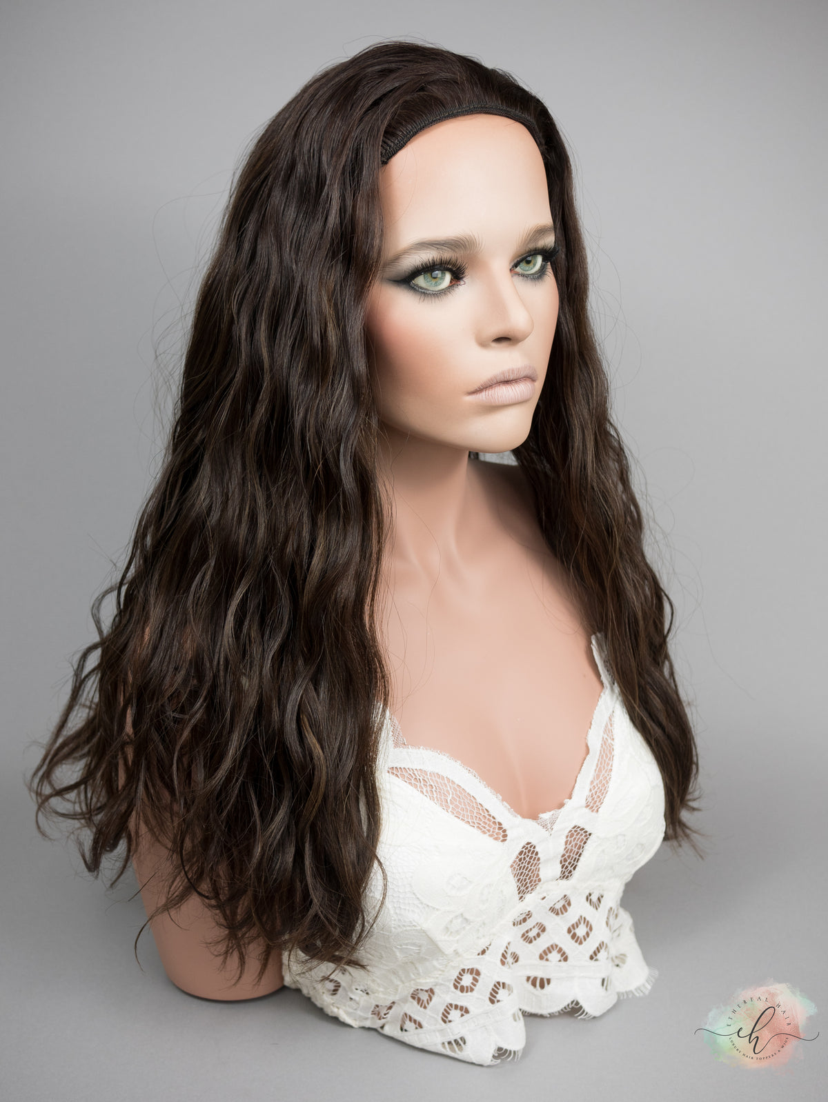 “MILLIE" Premium Band Fall Wig: Sz. M, 22-24", Wavy