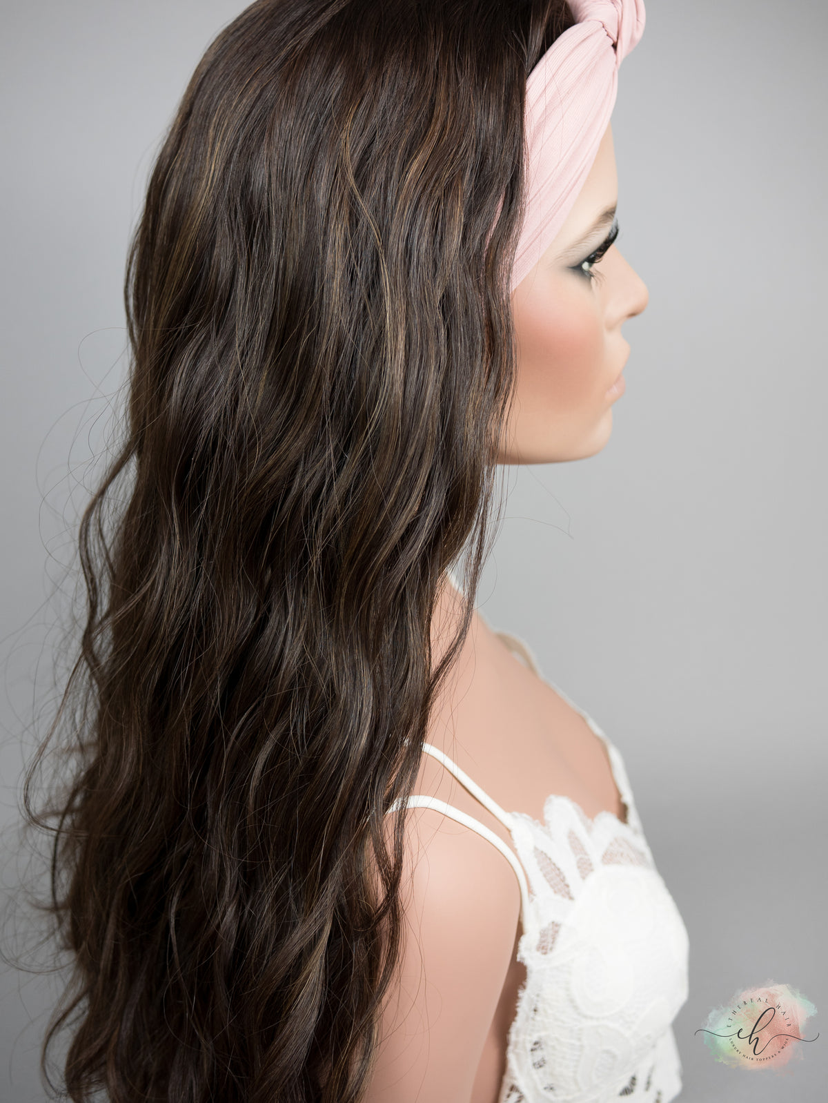 “MILLIE" Premium Band Fall Wig: Sz. M, 22-24", Wavy