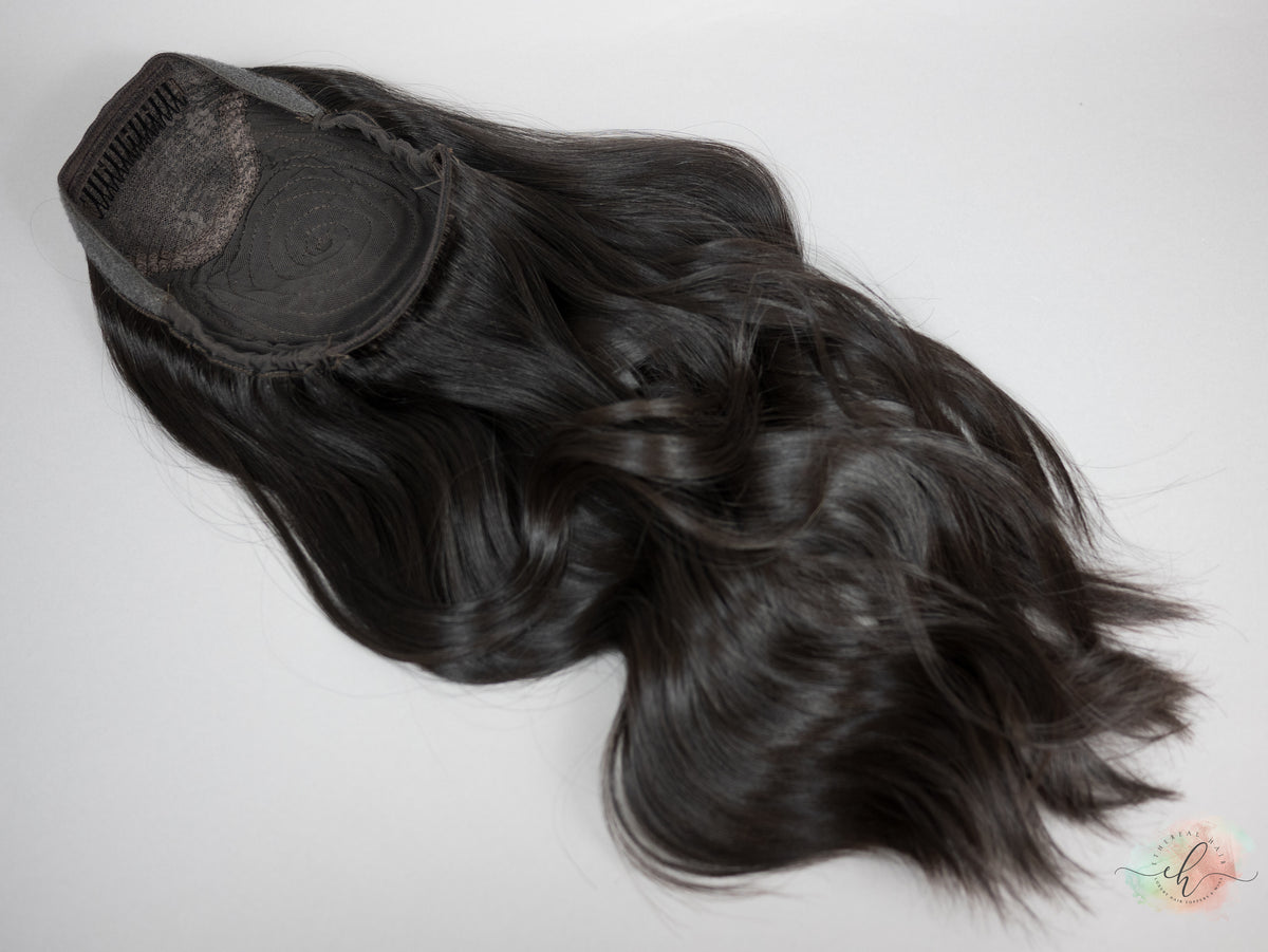 “RAVEN" Premium Pony Wig: Sz. S, 23-24"