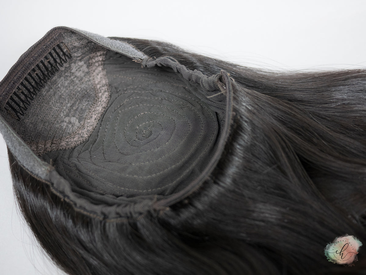 “RAVEN" Premium Pony Wig: Sz. S, 23-24"
