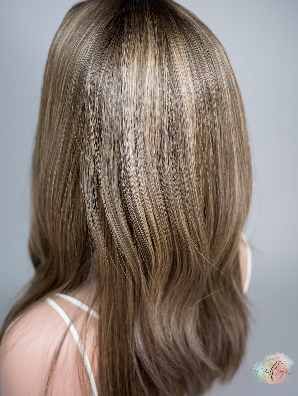 SUMMER SALE “RILEY" Exquisite Wig: Silk Top, Sz. M, 18-19"