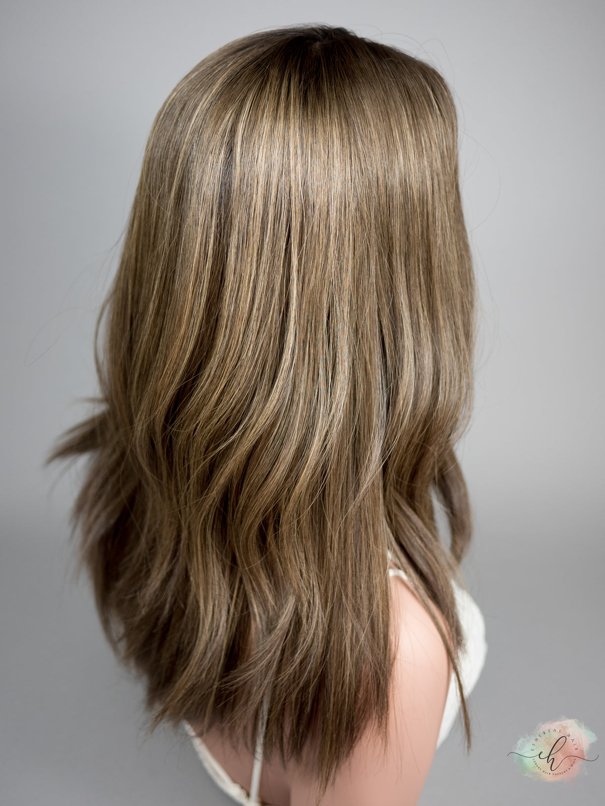 SUMMER SALE “RILEY" Exquisite Wig: Silk Top, Sz. M, 18-19"