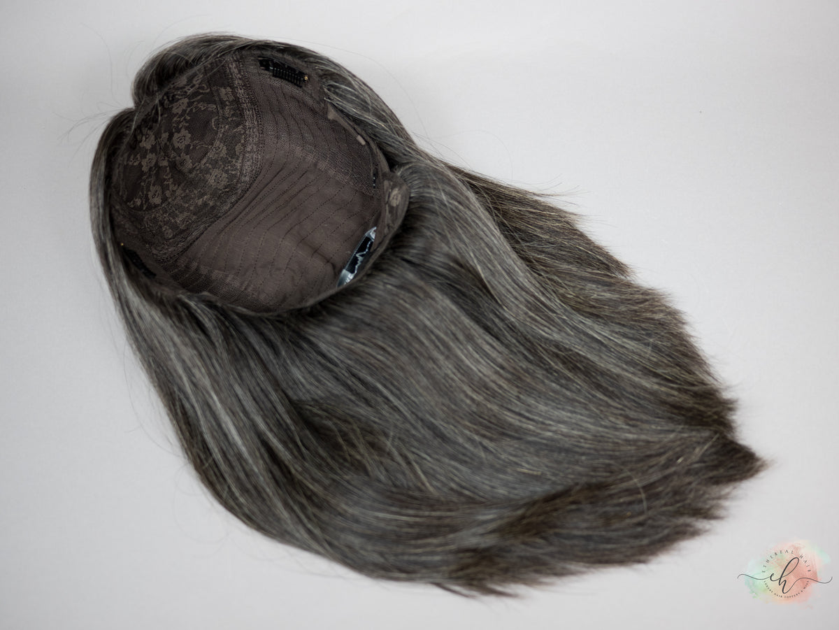 SUMMER SALE “ELENA" Exquisite Wig: Silk Top, Sz. M, 18-19"