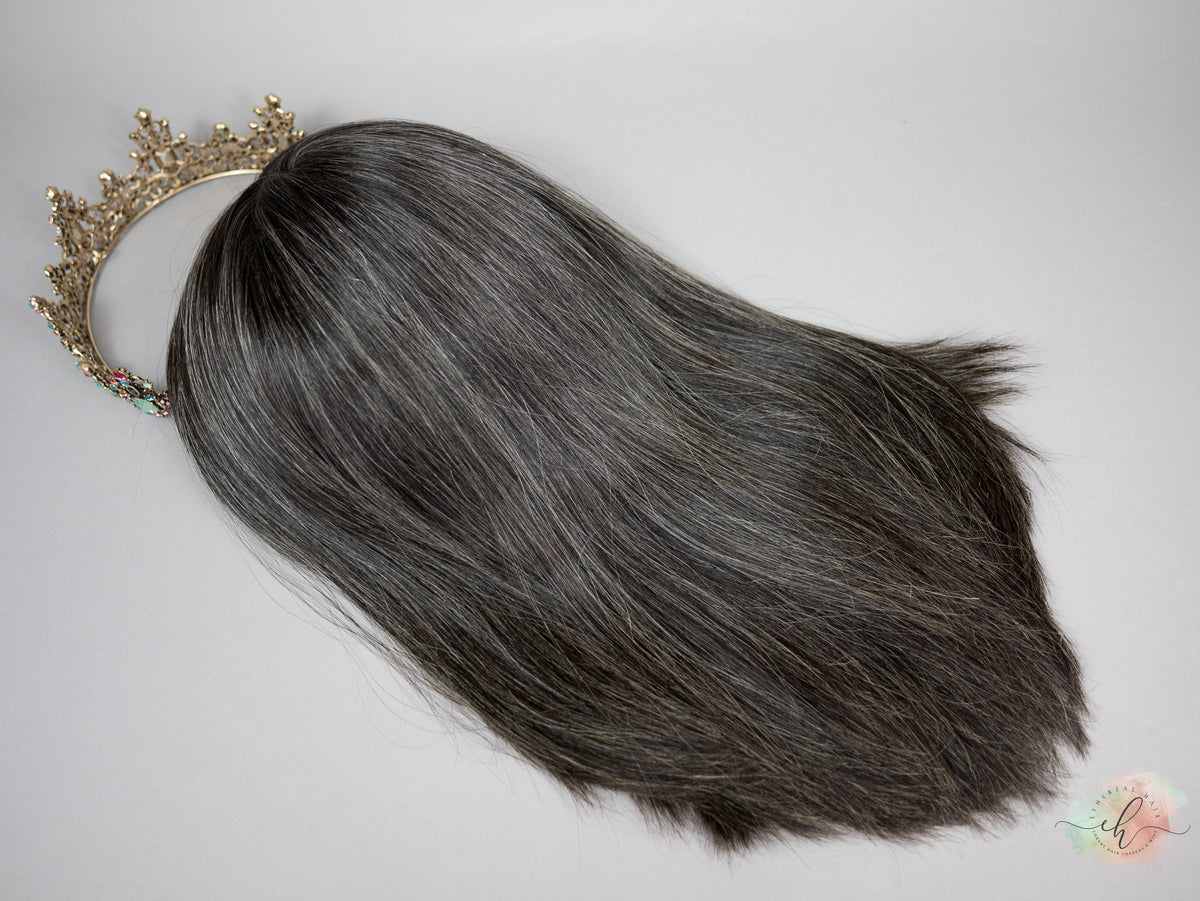 SUMMER SALE “ELENA" Exquisite Wig: Silk Top, Sz. M, 18-19"