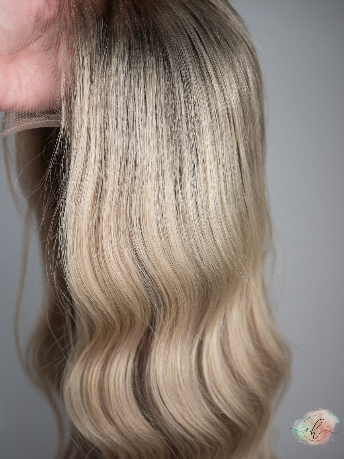 SUMMER SALE “SANDY BUM" Exquisite Wig: Lace Top, Sz. S, 24"