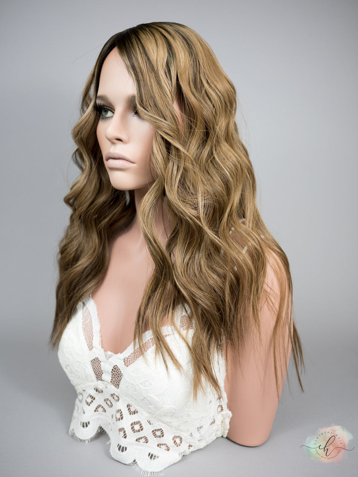 &quot;HAYDEN&quot; Premium Topper: Silk Top, 9x9, 23&quot;, High Density