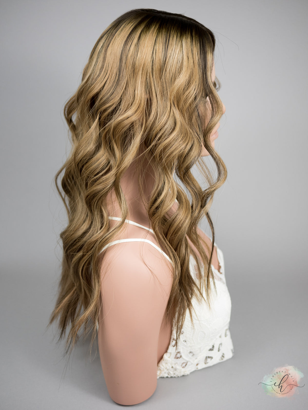 &quot;HAYDEN&quot; Premium Topper: Silk Top, 9x9, 23&quot;, High Density