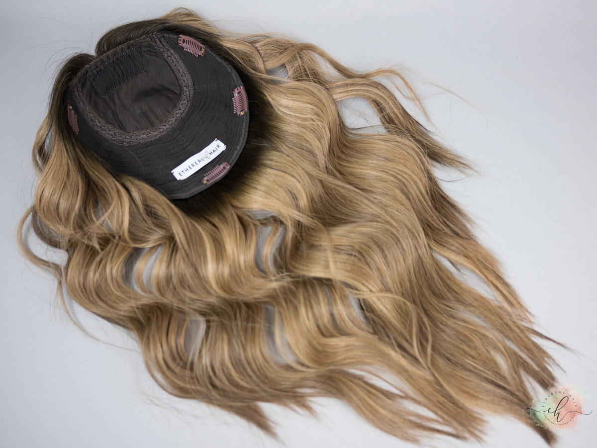 &quot;HAYDEN&quot; Premium Topper: Silk Top, 9x9, 23&quot;, High Density