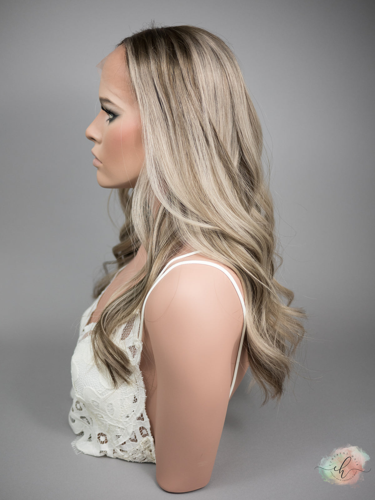 “SPELLBOUND&quot; Exquisite Wig: Lace Top, Sz. M, 21-22&quot;