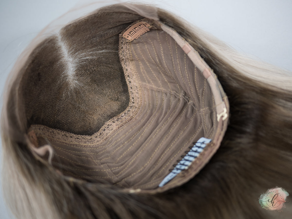 “SPELLBOUND&quot; Exquisite Wig: Lace Top, Sz. M, 21-22&quot;