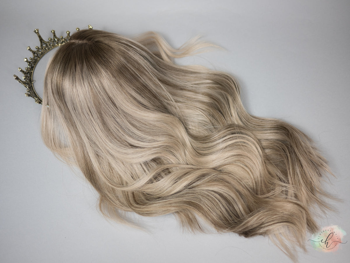 “SPELLBOUND&quot; Exquisite Wig: Lace Top, Sz. M, 21-22&quot;