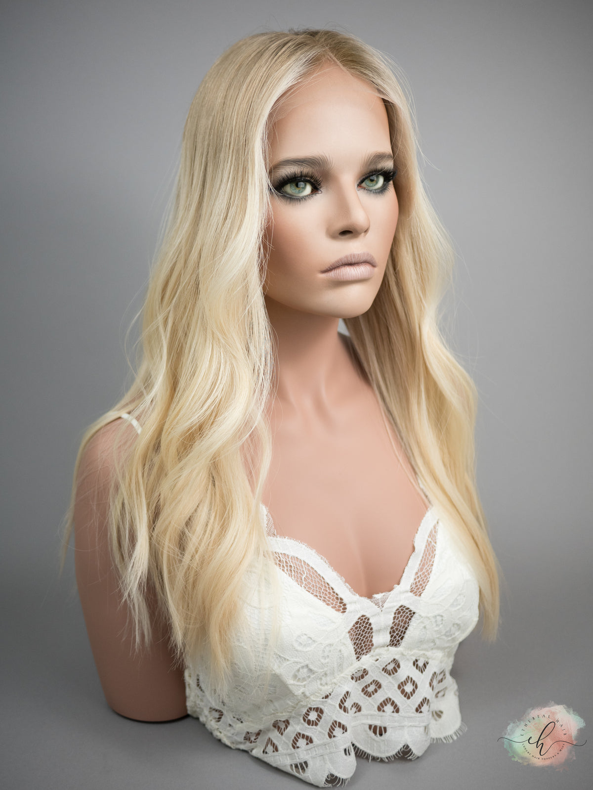 “HADLEE&quot; Premium Topper: Topper Hybrid, Lace Top, 10x10, 22&quot;