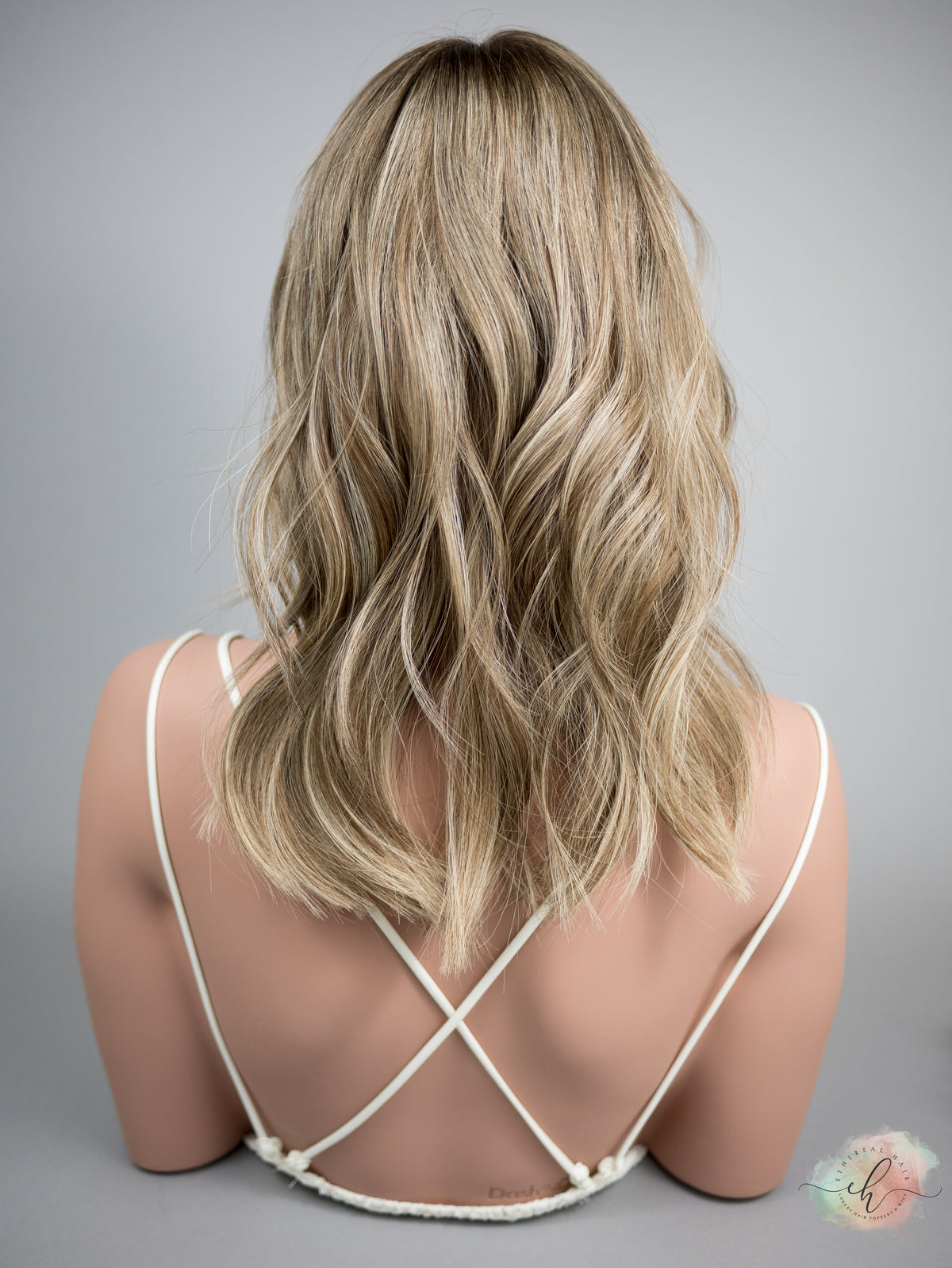 “BRYNN&quot; Premium Topper: Closed Lace Top, 8x8, 15-16&quot;