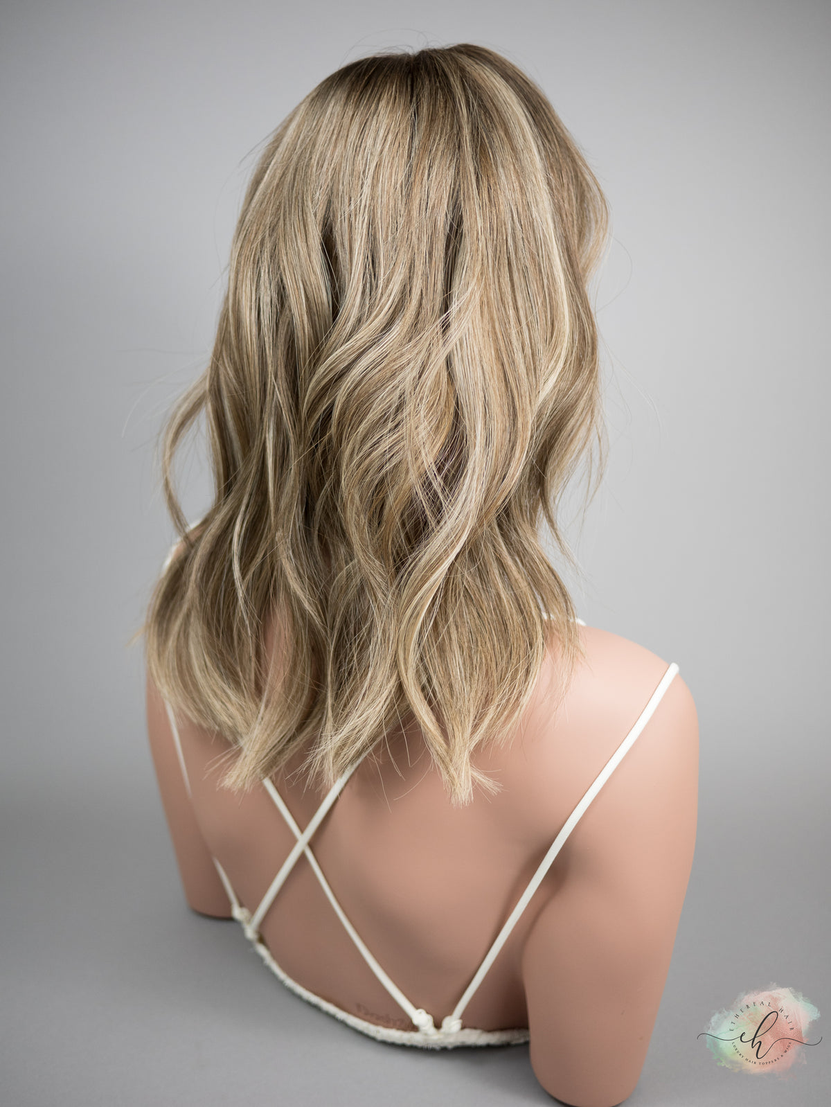 “BRYNN&quot; Premium Topper: Closed Lace Top, 8x8, 15-16&quot;