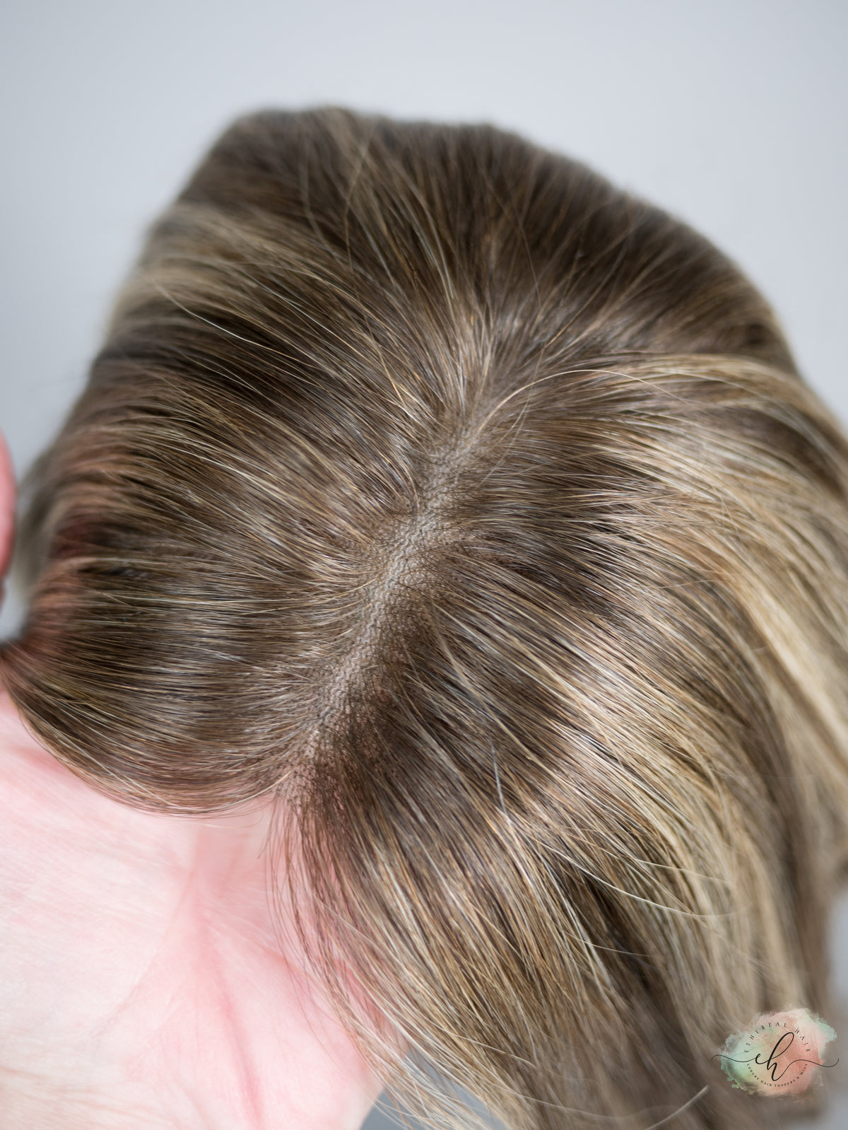 “BRYNN&quot; Premium Topper: Closed Lace Top, 8x8, 15-16&quot;