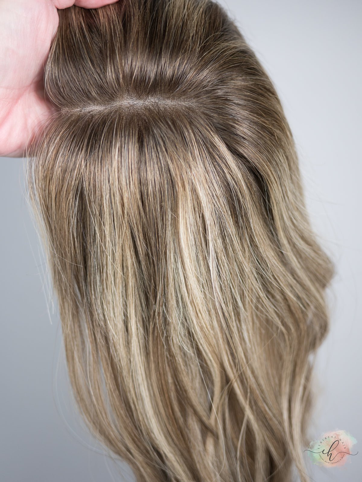 “BRYNN&quot; Premium Topper: Closed Lace Top, 8x8, 15-16&quot;